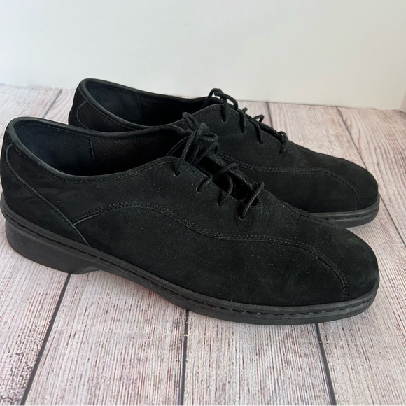 Clarks Springers Black Oxford Shoes 9.5 - Picture 1 of 7